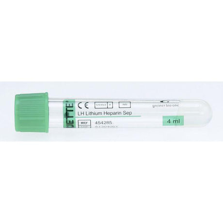 VACUETTE Mint Green Li-Hep Gel5/3.5ml50/pack