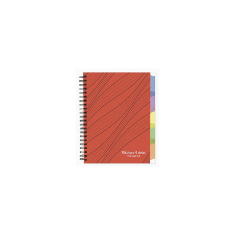 Ant.block A4 70g 150 sheets with 5 dividers
