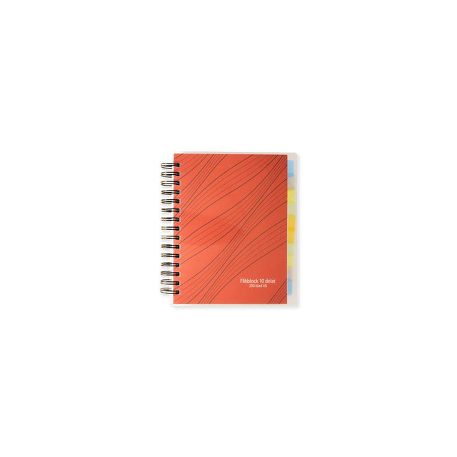 A5 pad 70g 200 sheets 10 dividers