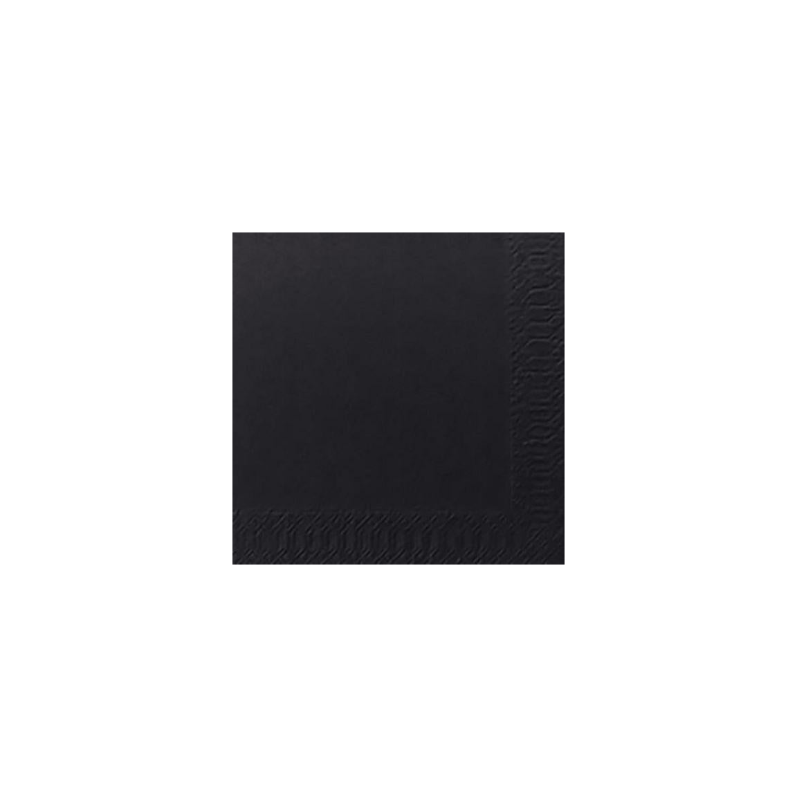 Napkin 3-ply 24x24cm black 250/pack