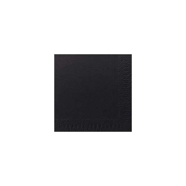 Napkin 3-ply 24x24cm black 250/pack