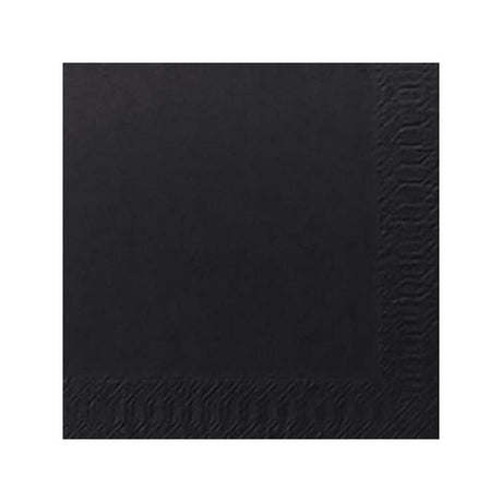 Napkin 3-ply 24x24cm black 250/pack