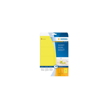 Label HERMA 99,1x67,7mm neon yellow160/fp