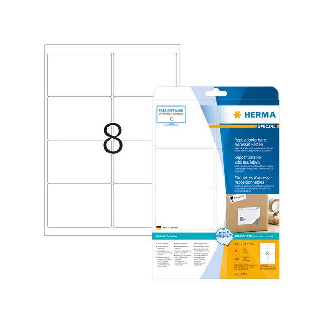 HERMA Movable label 99.1x67.7mm 200/pc
