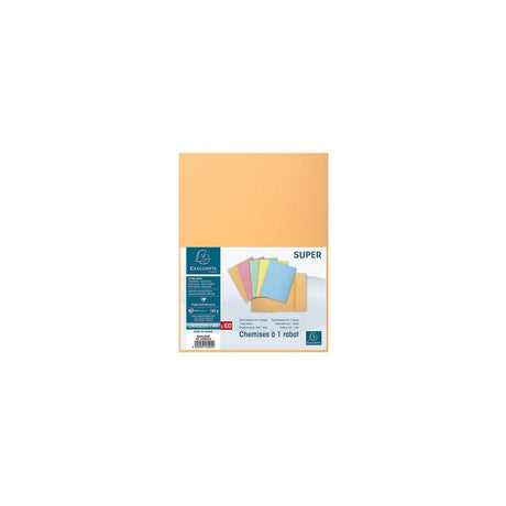 EXACOMPTA 1 flap folder 160g peach 100/pc
