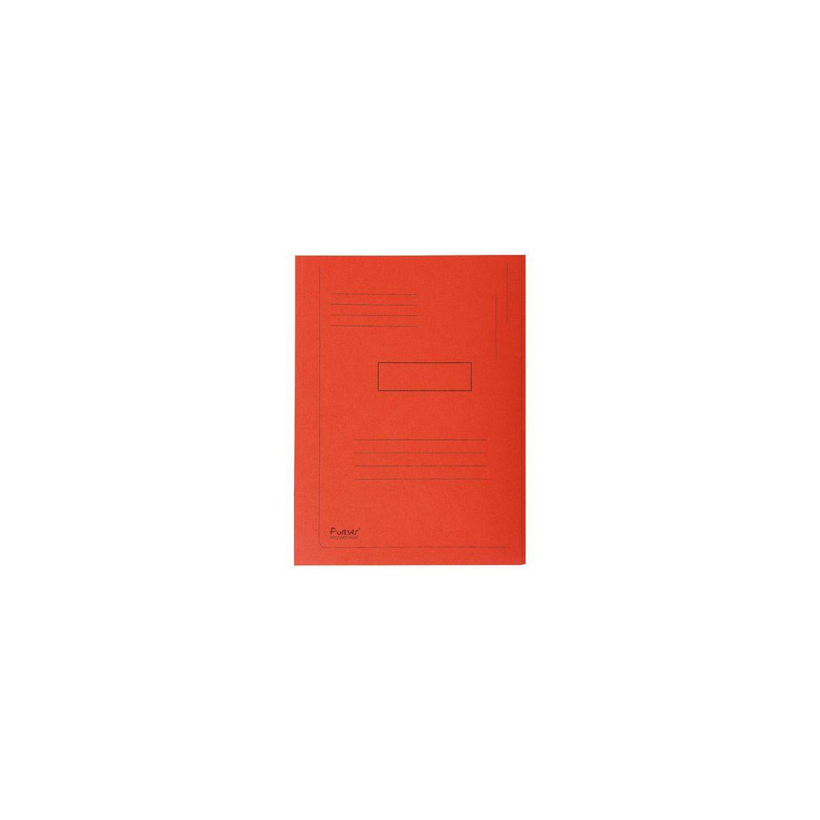 EXACOMPTA 2 flap folder 280g A4 red