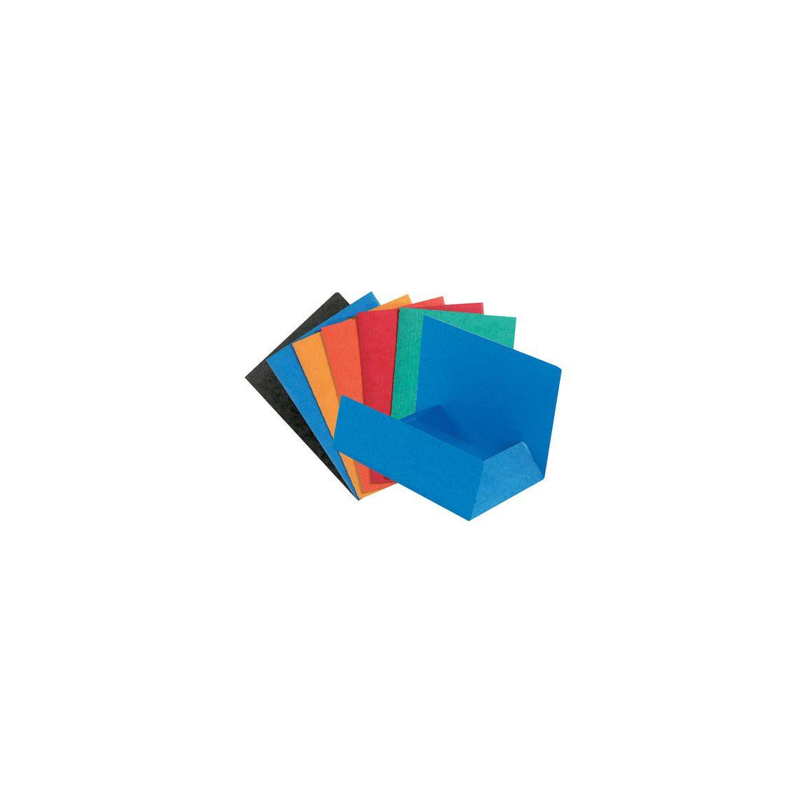 Folder EXACOMPTA 3 flap 400g A4 black
