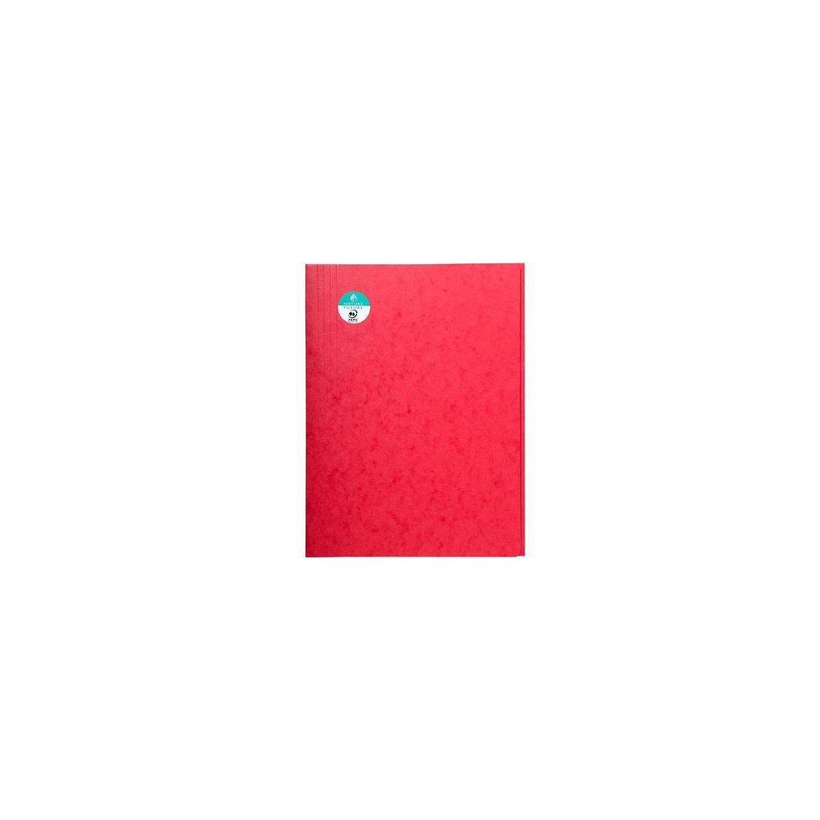 EXACOMPTA 3-flap folder 400g A4 red