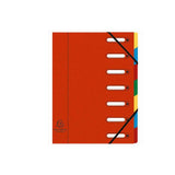 Sorting folder EXACOMPTA 7-tab red