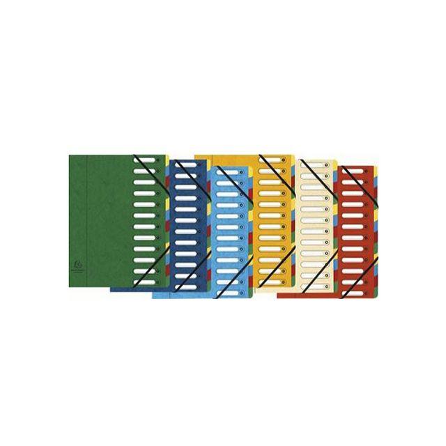 Sorting folder EXACOMPTA 12-tab black