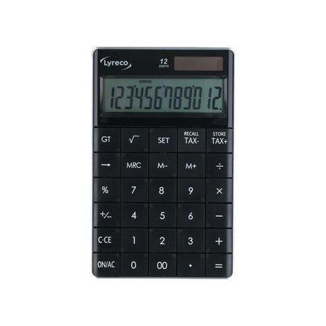 Desk calculator LYRECO 1589 12 digits sva