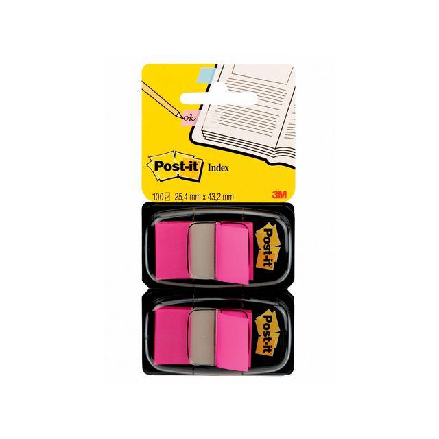 Index POST-IT 25,4x43,2mm cherry 100/pc