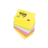 Notes POST-IT Z-block 76x127mm neon 6/pc