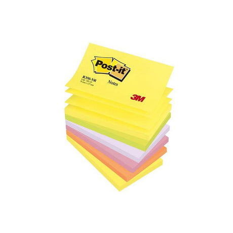 Notes POST-IT Z-block 76x127mm neon 6/pc