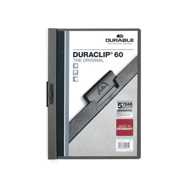 Clipboard Duraclip 2209 A4 6mm w.grey