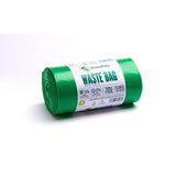 Plastic bag PE 70L 30my green 25/rl