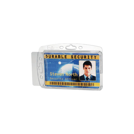 Card holder DURABLE acrylic double.10/pack