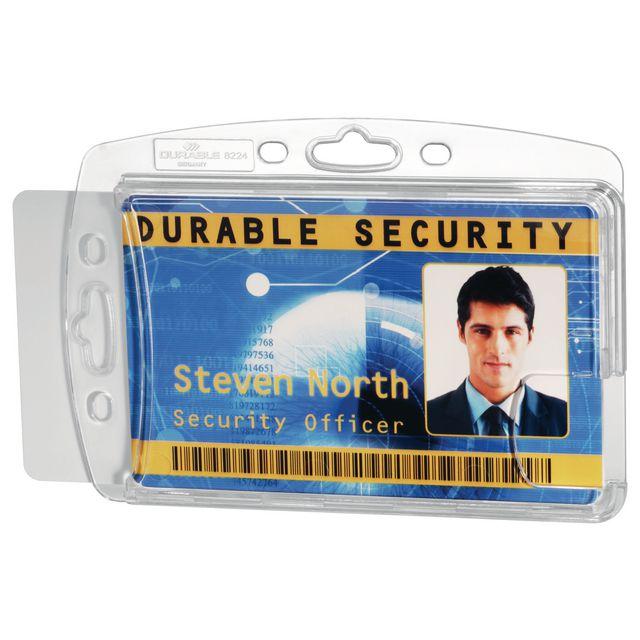 Card holder DURABLE acrylic double.10/pack