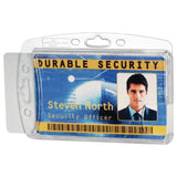 Card holder DURABLE acrylic double.10/pack