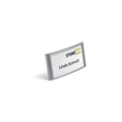 Nameplate DURABLE needle/clamp.74x34mm 10/pc