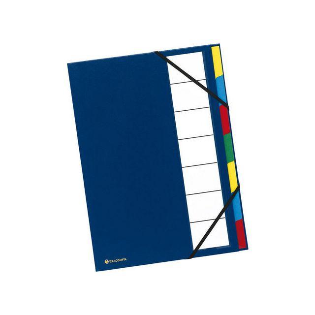 Sorting folder EXACOMPTA 12-tab blue