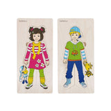 Ramp puzzle Annika and Dennis 14 x 28 cm