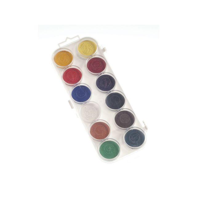 Watercolour paint box 30mm 12 colours