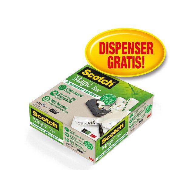 Document tape SCOTCH 19mmx33m +C38 14/pack