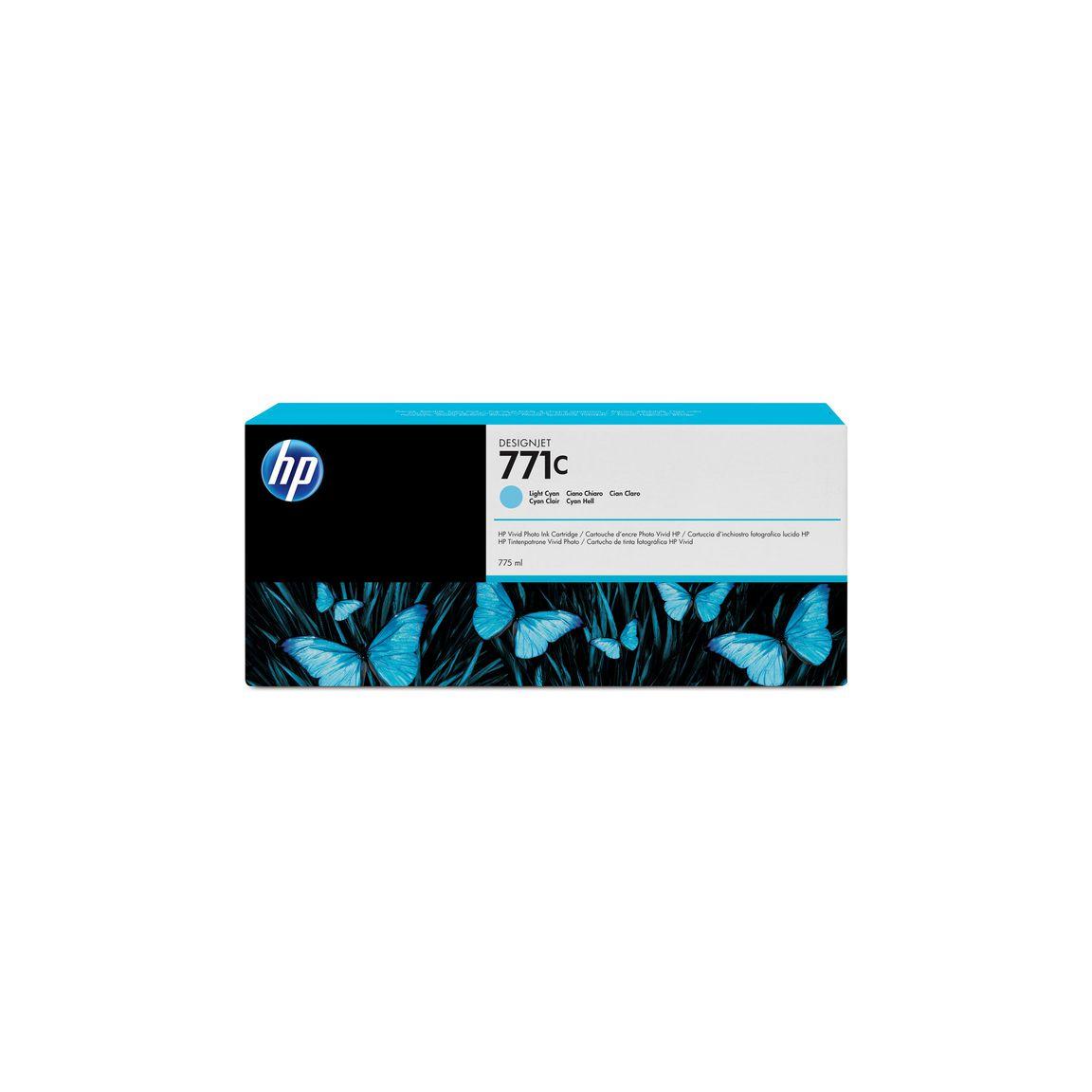 Ink cartridge HP B6Y12A 771C light cyan