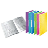Demo binder LEITZ WOW PP 40-f f.colour 6/pc
