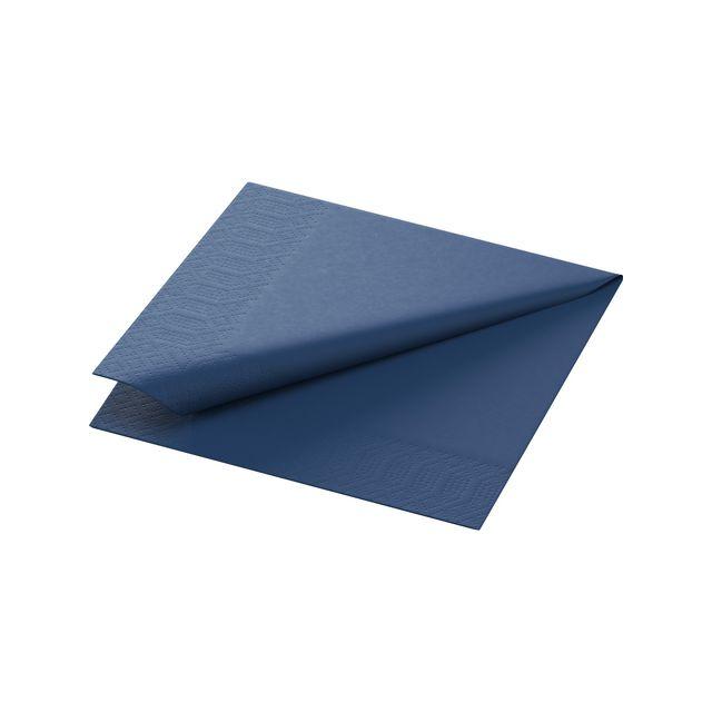 Napkin 3-ply 24x24cm dark blue 250/pack