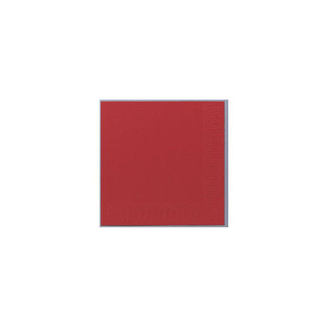 Napkin 3-ply 24x24cm red 250/pack
