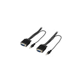 Cable DELTACO monitor VGA+3,5mm 3m