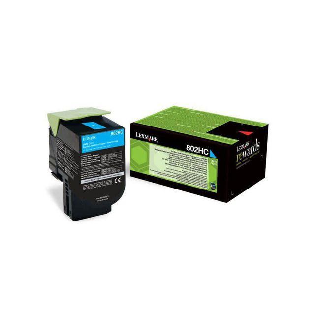 Toner LEXMARK 80C2HC0 802HC 3K cyan