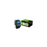 Toner LEXMARK 80C2HC0 802HC 3K cyan