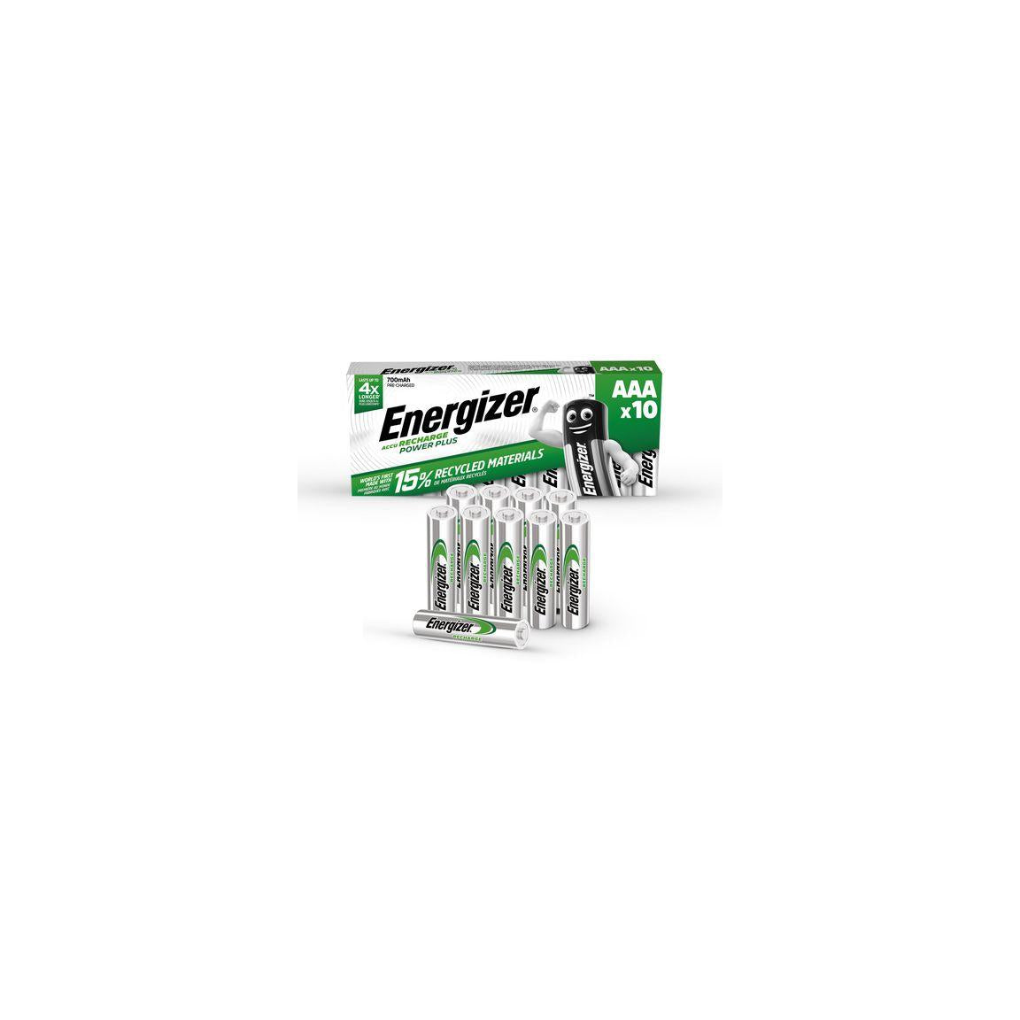 Battery Rechargeable ENERGIZER P-P AAA 10/fp