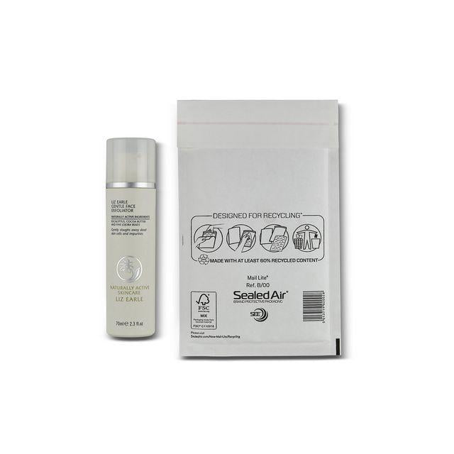 Bubble bag B/00 120x210mm white 100/pack