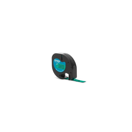 Tape DYMO LetraTag 12mm black on green