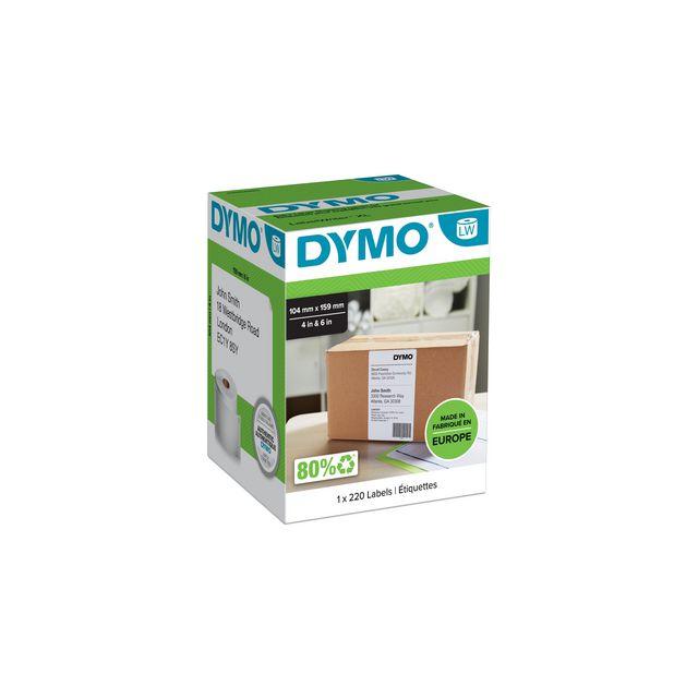 Label DYMO 4XL White 104 x 159mm 220/pc