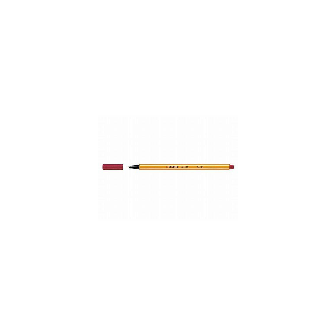 Fineliner STABILO Point 88 dark red