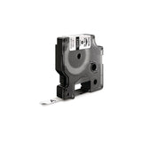 Tape Rhino vinyl 9mm x5,5m black on white