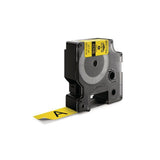 Tape Rhino vinyl 19mm x5,5m black on yellow