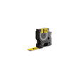 Tape Rhino flex nylon 19mm black on yellow