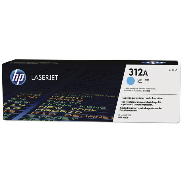 Toner HP CF381A 312A 2.7K cyan