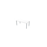 Table frist 160x80cm white laminate/grey