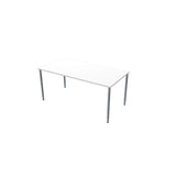 Table frist 160x80cm white laminate/grey