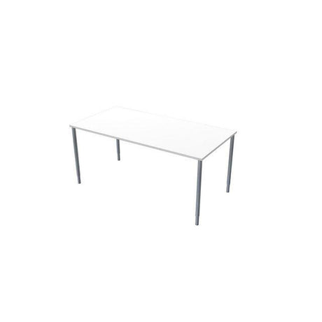 Table frist 160x80cm white laminate/grey