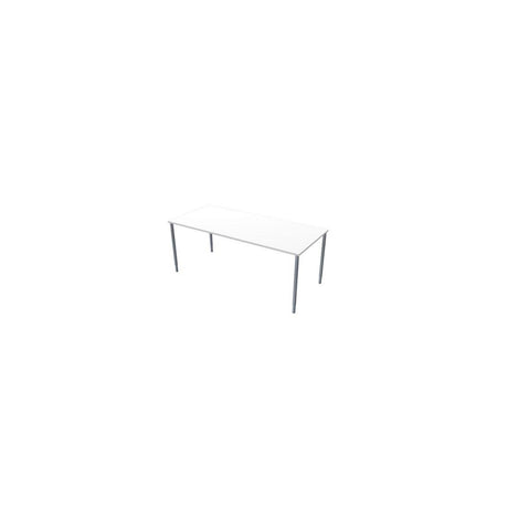 Table frist 180x80cm white laminate/grey