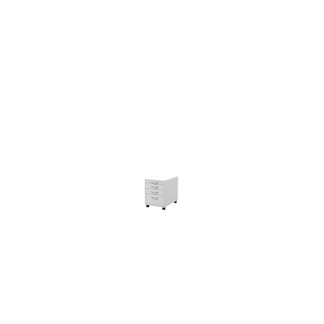 Desk chairs 4 drawers white laminate