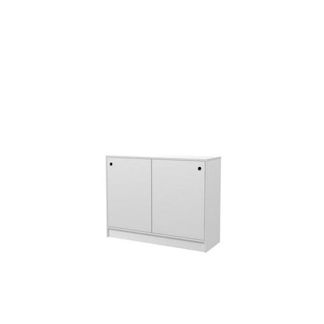 Cabinet B1200 2xA4 sliding doors H92,5cm white